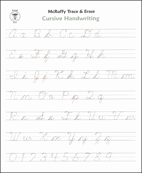 2nd Grade Handwriting Worksheets Pdf Luxury Cursive Writing Worksheets for Second Grade