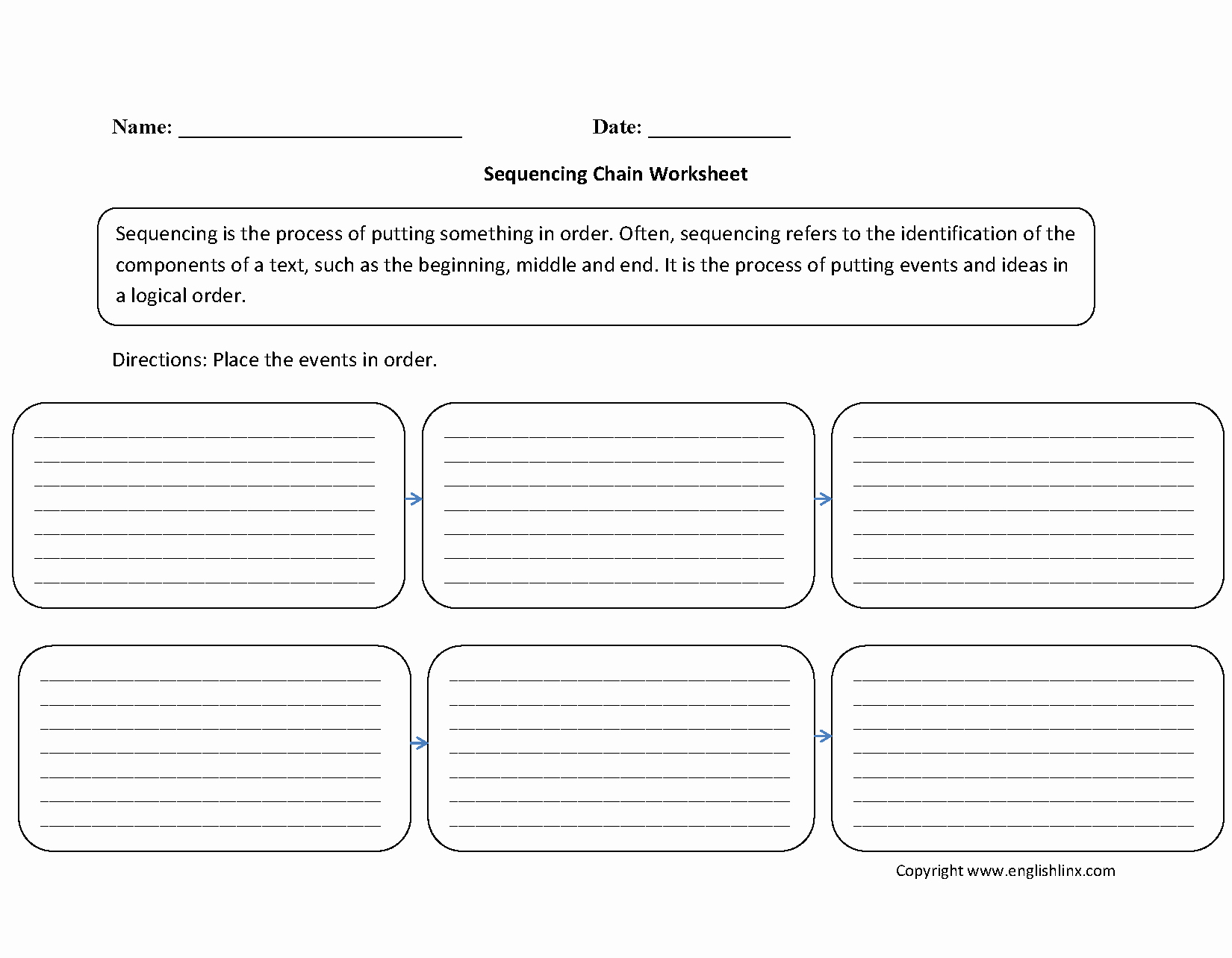 2nd Grade Sequencing Worksheets New Free Printable Sequencing Worksheets 2nd Grade