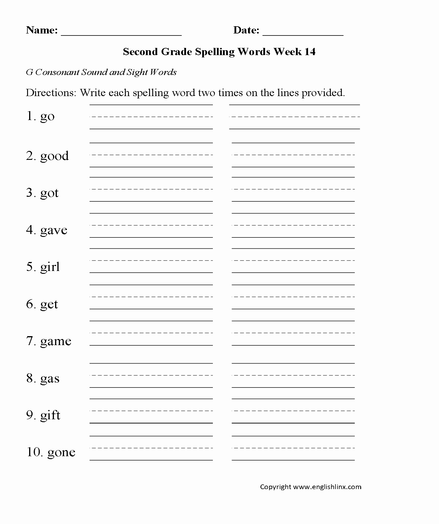 2nd Grade Spelling Worksheets Best Of Spelling Worksheets