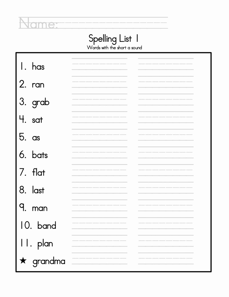 2nd Grade Spelling Worksheets Fresh 2nd Grade Spelling Worksheets Best Coloring Pages for Kids