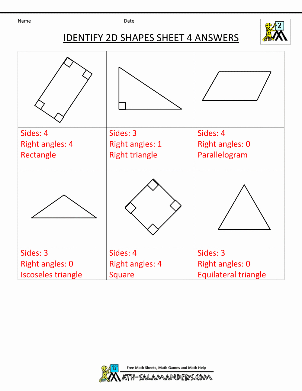 3d Shapes Worksheets 2nd Grade Elegant Second Grade Geometry