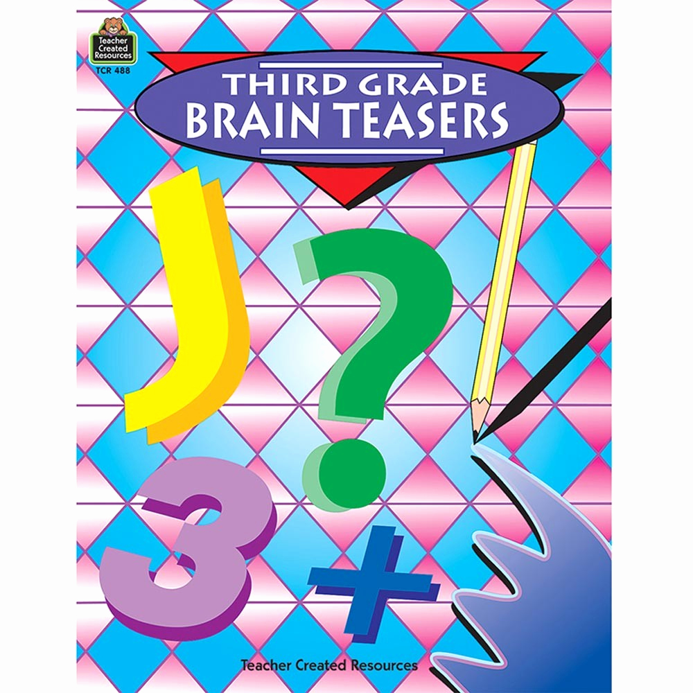 3rd Grade Brain Teasers Worksheets New Third Grade Brain Teasers Tcr0488