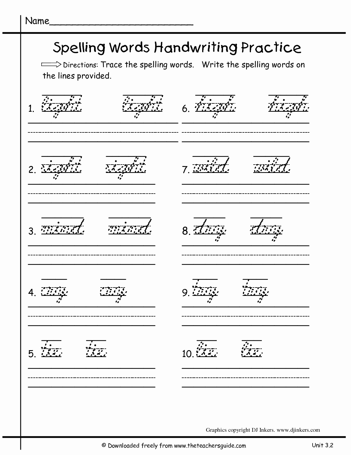 3rd Grade Essay Writing Worksheet Awesome Handwriting Worksheet Third Grade