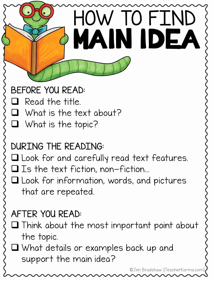 3rd Grade Main Idea Worksheets Unique 3rd Grade Main Idea Worksheets Printable – Learning How to