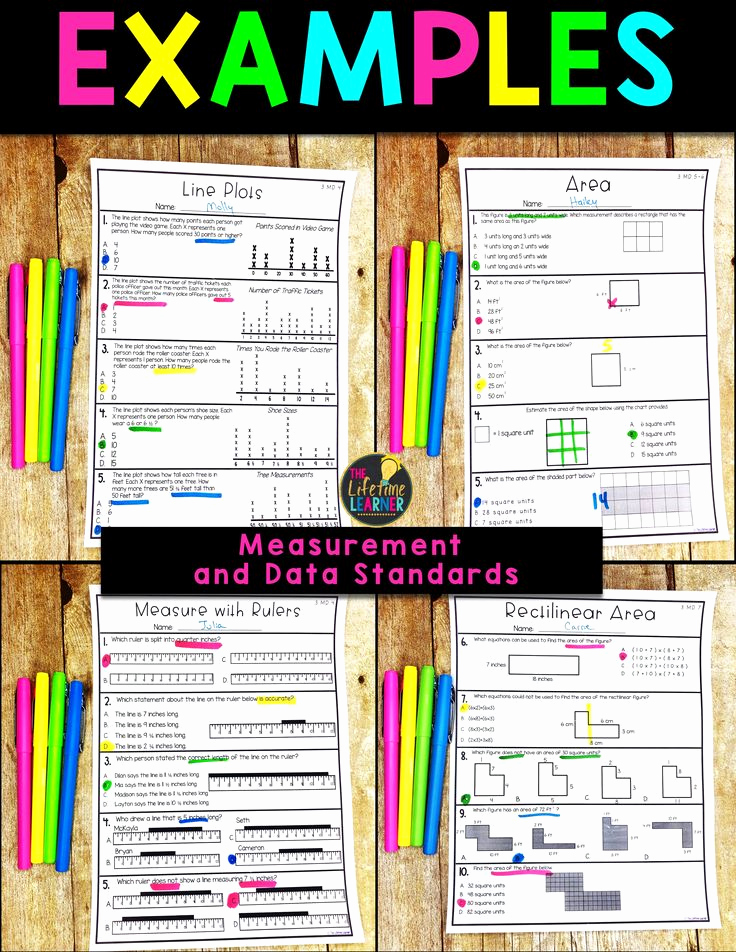 3rd Grade Measurement Worksheets Fresh Measurement and Data Worksheets
