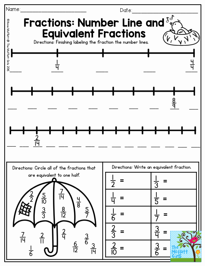 3rd Grade Number Line Worksheets Beautiful April Fun Filled Learning