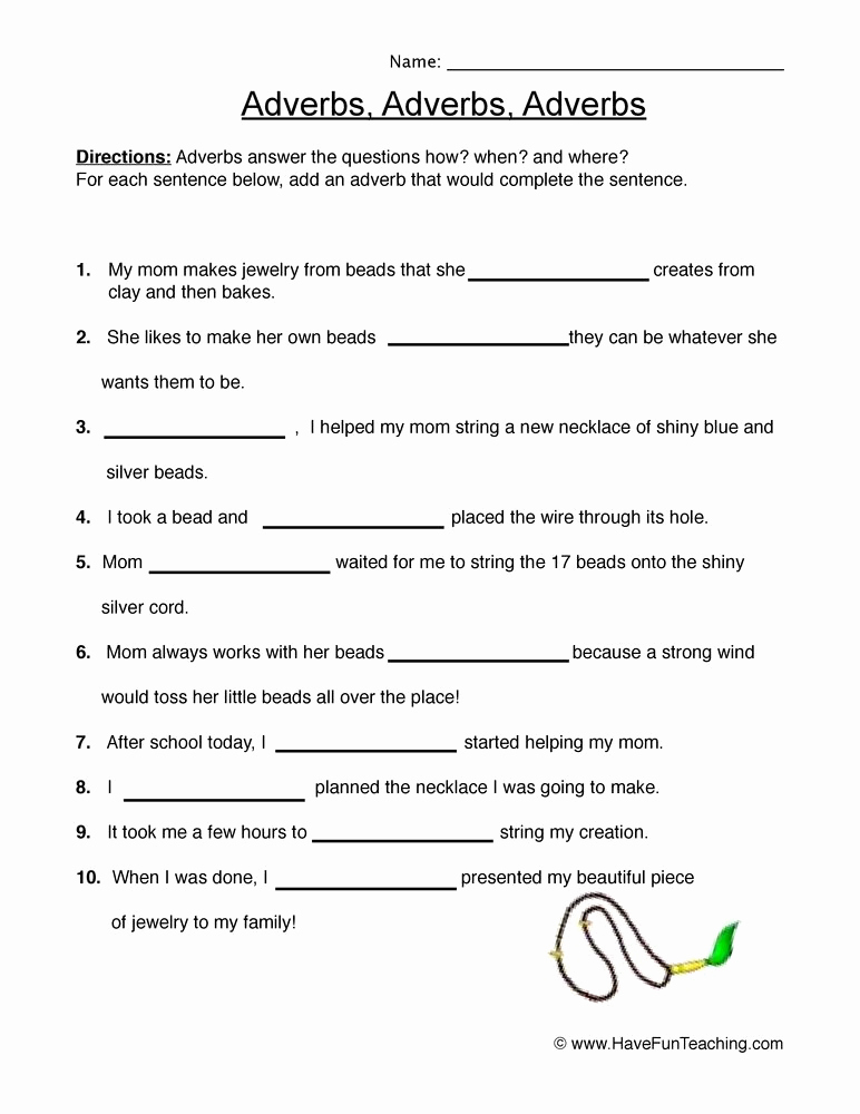 4th Grade Adverb Worksheets Luxury 20 Relative Adverbs Worksheet 4th Grade