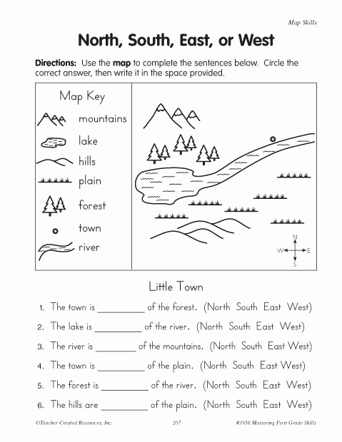 4th Grade Map Skills Worksheets Beautiful Image Result for Pass Rose Fourth Grade