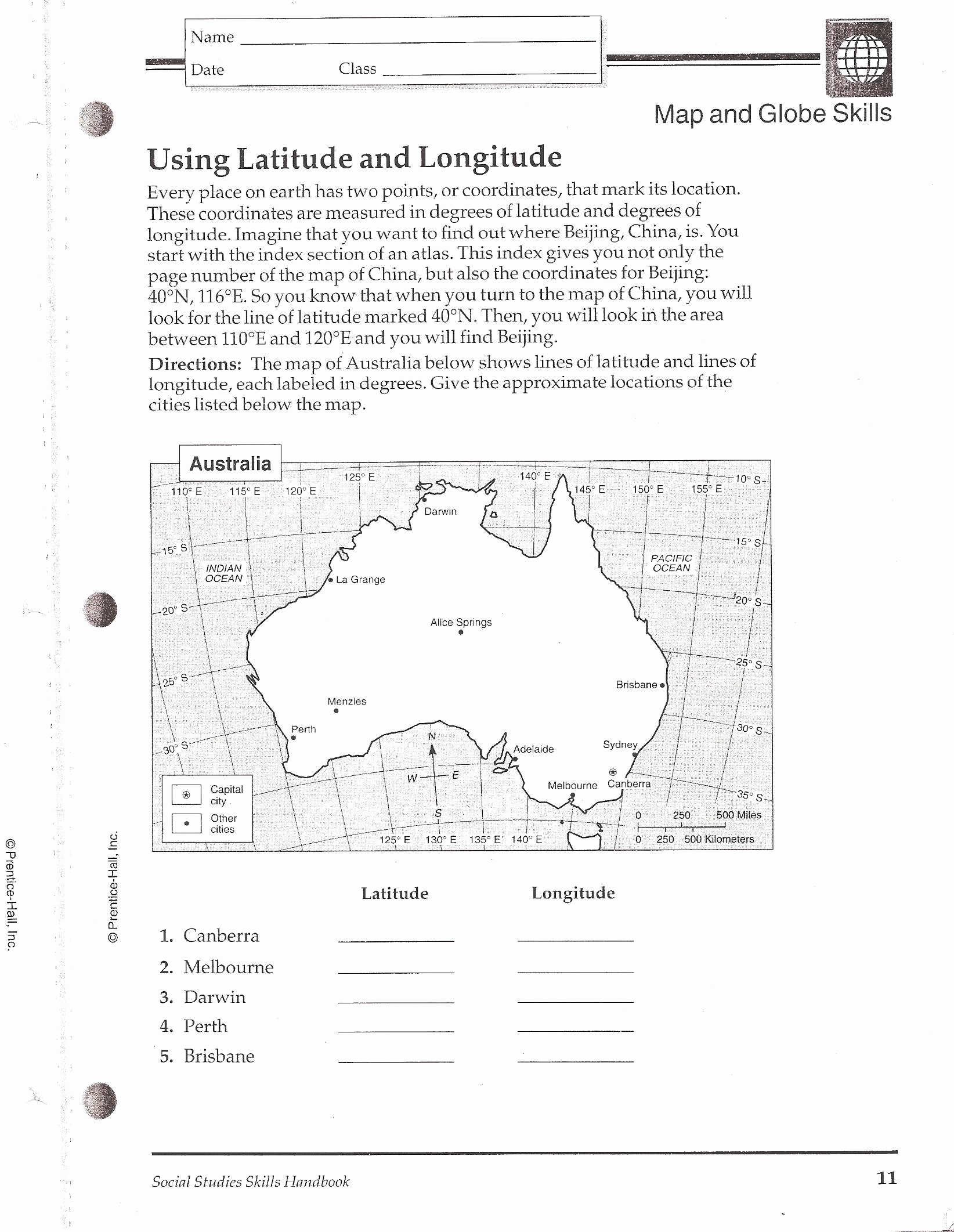 4th Grade Map Skills Worksheets Best Of 25 Read A Map Worksheet Maps Line for You