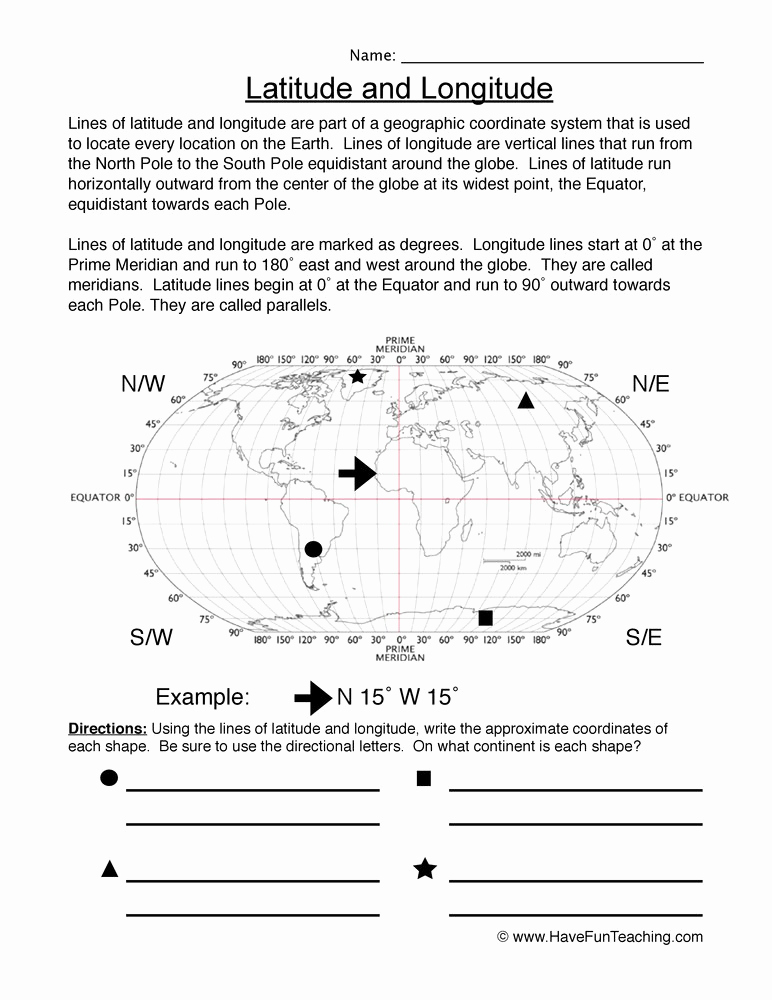 4th Grade Map Skills Worksheets Luxury Free Printable Map Skills Worksheets for 4th Grade Print