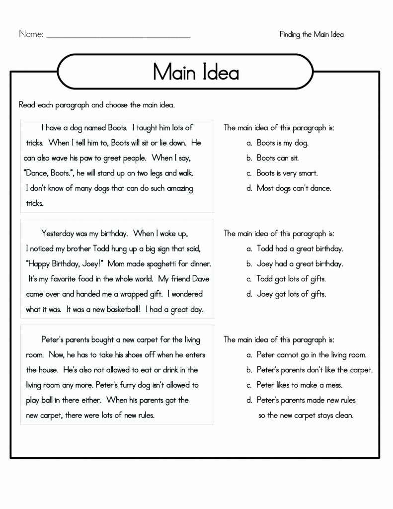 4th Grade Vocabulary Worksheets Pdf Beautiful 4th Grade Reading Prehension Worksheets Pdf Free