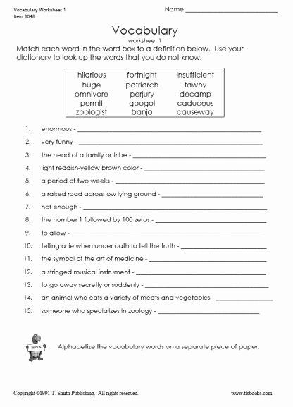4th Grade Vocabulary Worksheets Pdf Luxury 13 Best Of Science Vocabulary Printable Worksheets