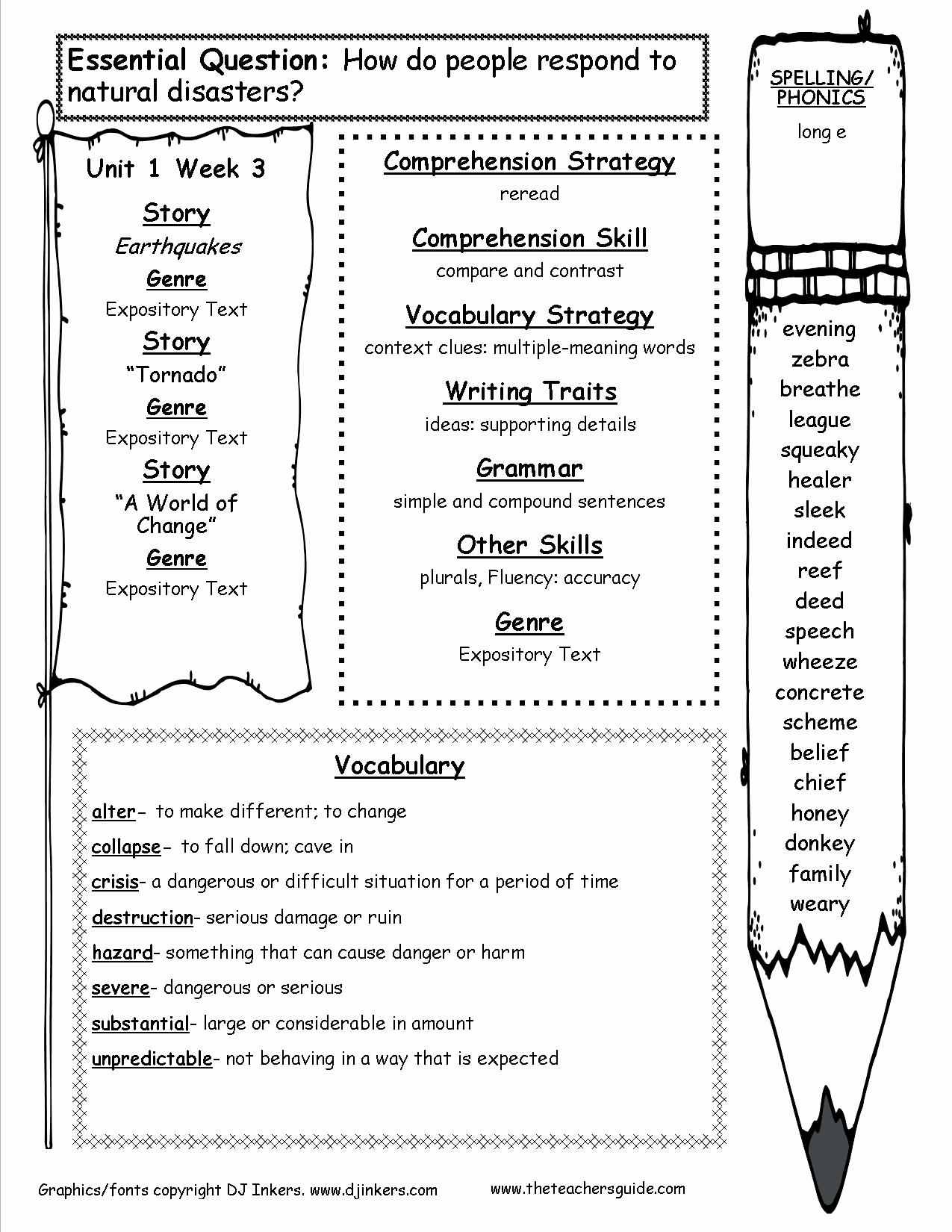 4th Grade Vocabulary Worksheets Pdf New 4th Grade Vocabulary Words and Definitions Worksheets
