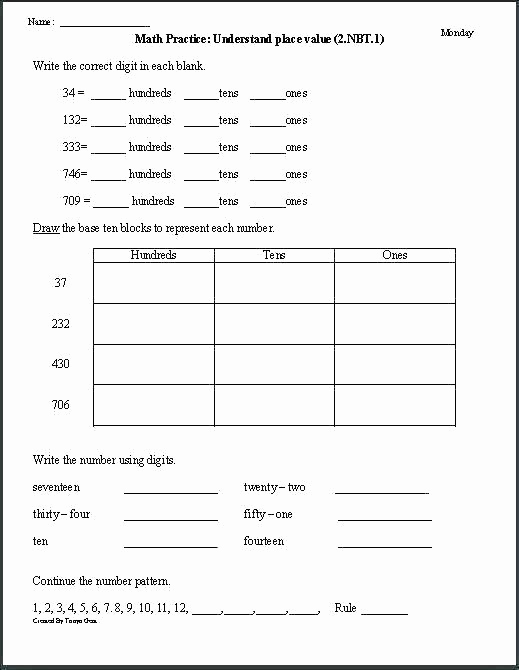 5th Grade Expanded form Worksheets Elegant 5th Grade Expanded form Worksheets Place Value Worksheets