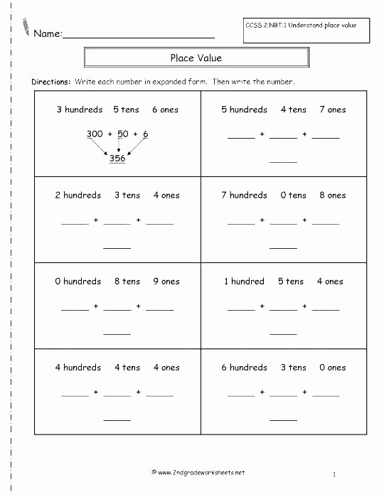 5th Grade Expanded form Worksheets Luxury 5th Grade Expanded form Worksheets Expanded form Math