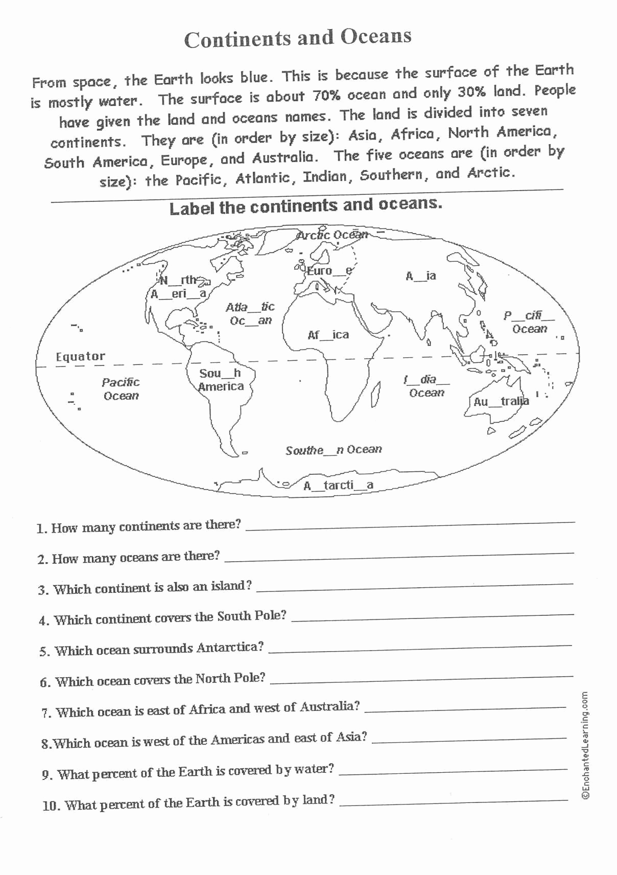 5th Grade Geography Worksheets Awesome 8 5th Grade World Geography Worksheets Grade In 2020