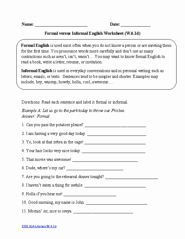 6th Grade Essay Writing Worksheets Best Of 6th Grade Mon Core Writing Worksheets