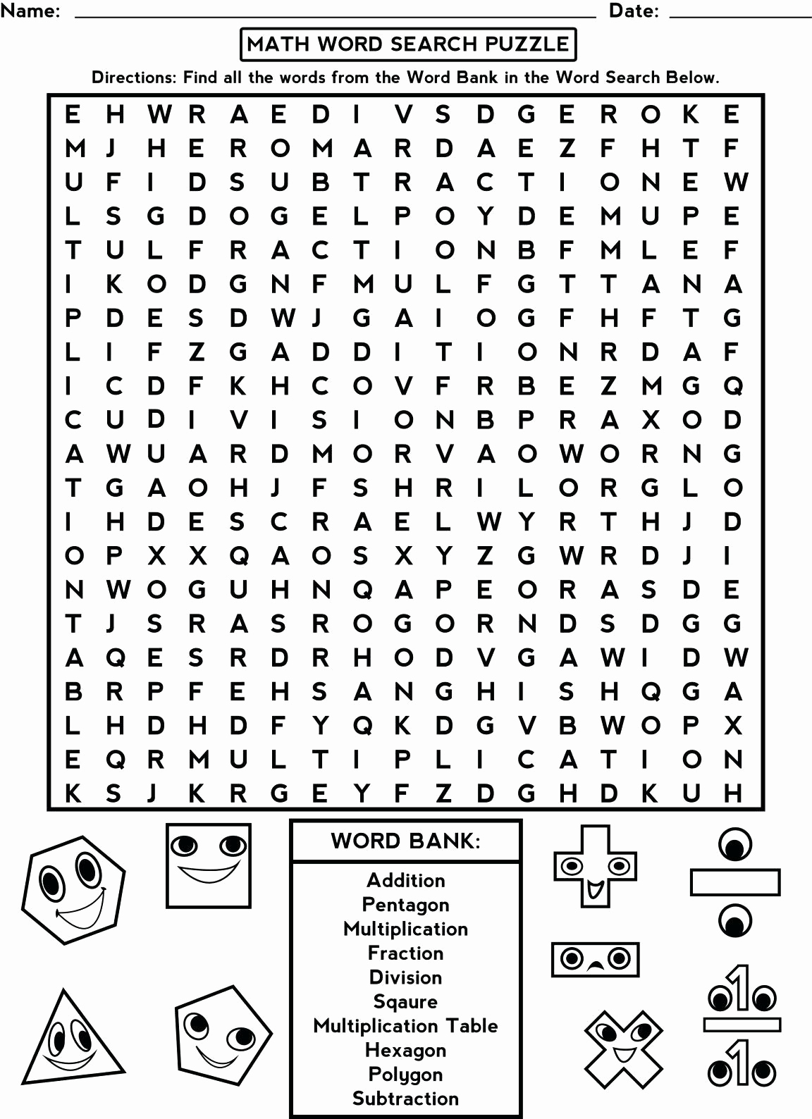 6th Grade Math Puzzle Worksheets Lovely Math Fun Worksheets for 6th Grade — Db Excel