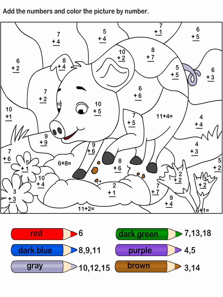 How To 30 Professionally Addition Coloring Worksheets For Kindergarten Simple Template Design