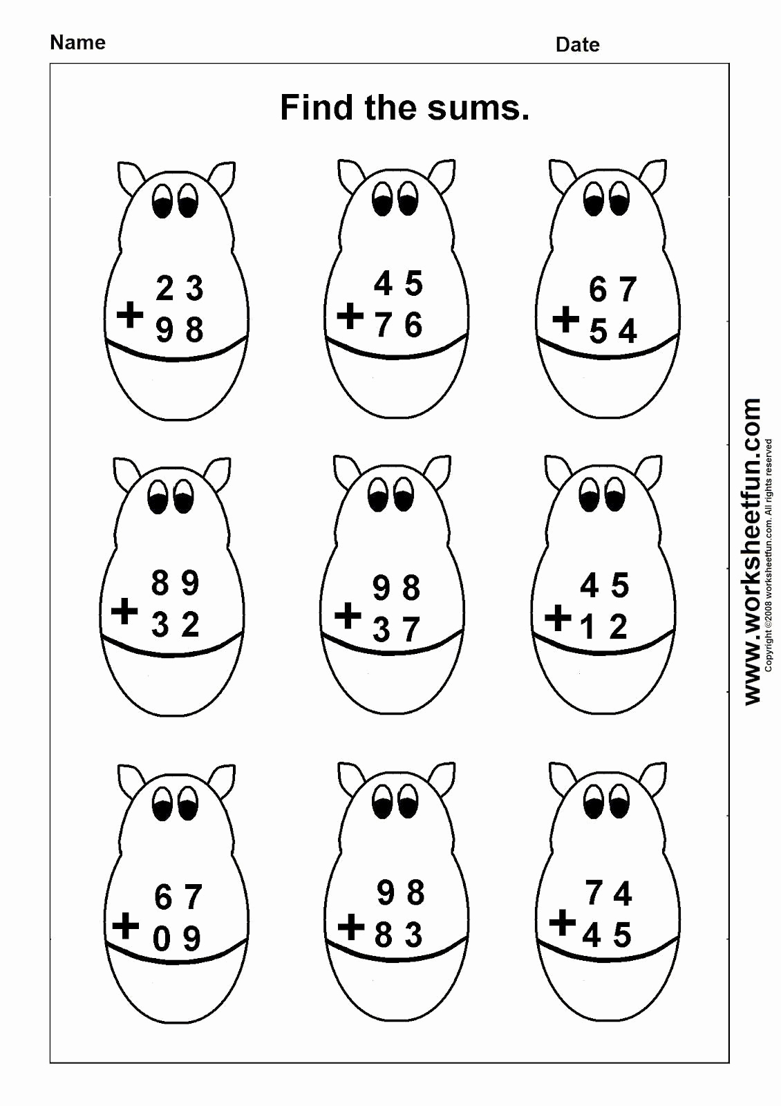 Addition with Regrouping Coloring Worksheets Unique Addition with Regrouping Coloring Worksheets