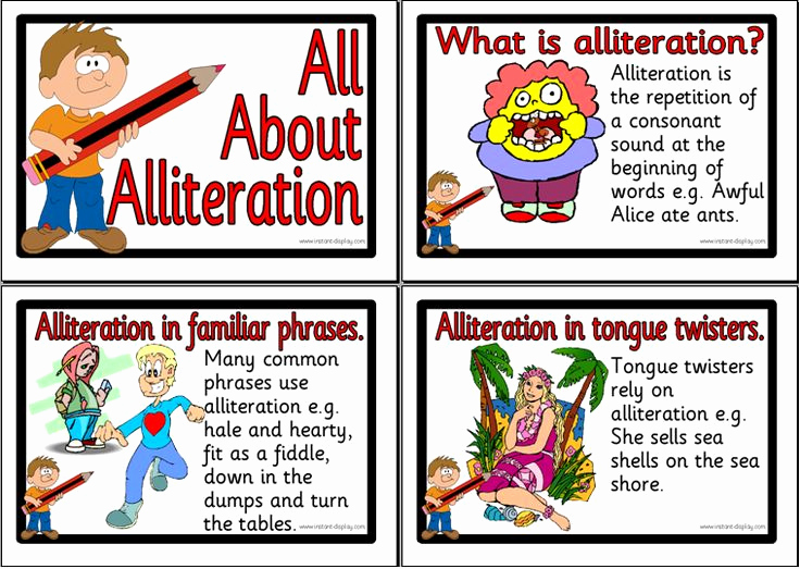 Alliteration Worksheets 4th Grade Luxury Alliteration Mrs Warner S 4th Grade Classroom