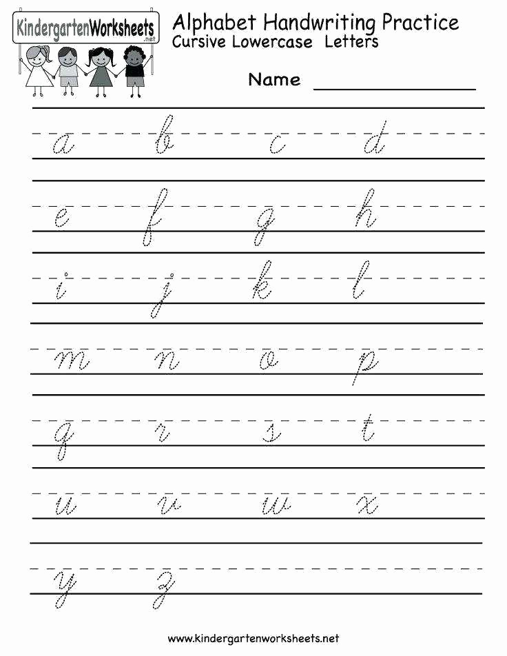 Alphabet Tracing Worksheets Pdf Best Of Cursive Handwriting Practice Pdf Unique Handwriting