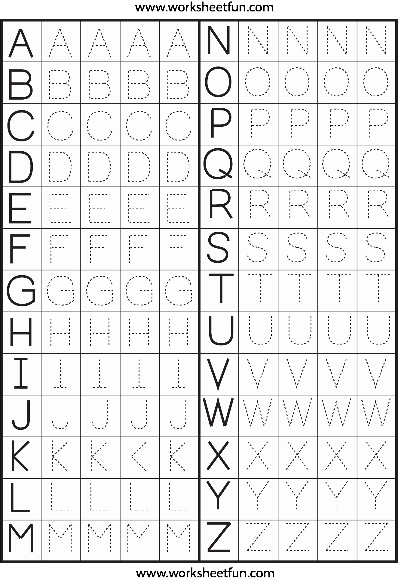 Alphabet Tracing Worksheets Pdf Inspirational Letter Tracing – 1 Worksheet Free Printable Worksheets