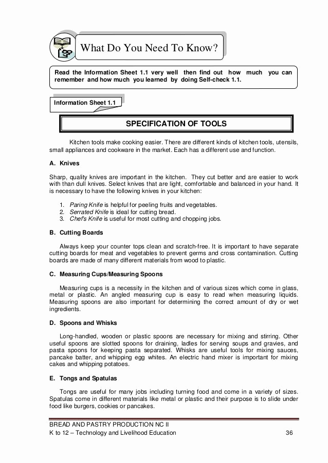 Basic Cooking Skills Worksheets Fresh 30 Basic Cooking Skills Worksheets