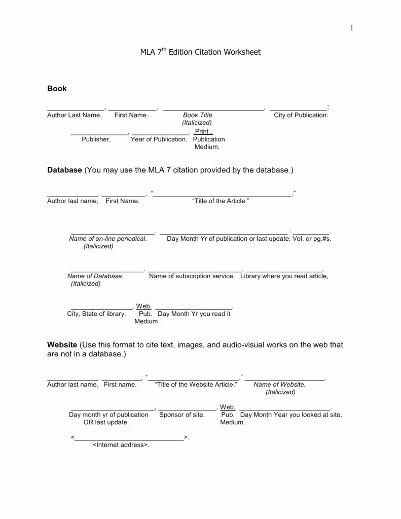 Bibliography Practice Worksheets Lovely Easily 20 Bibliography Practice Worksheets Worksheet