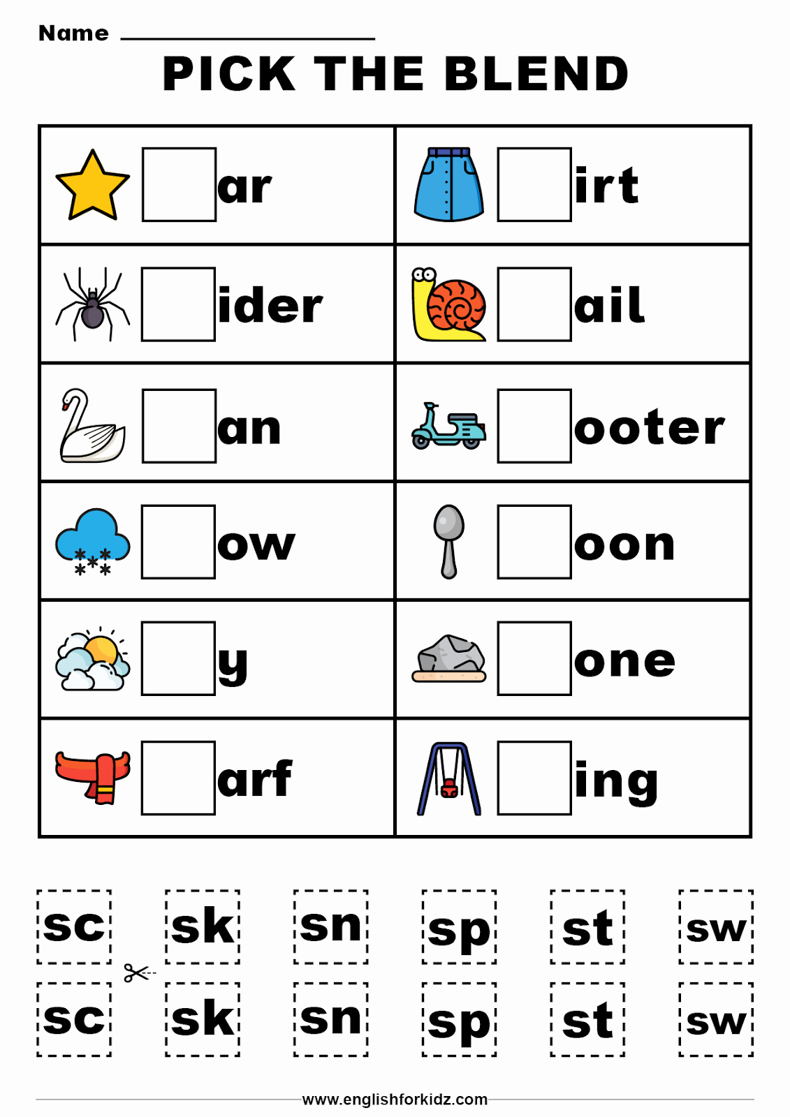 Blends Worksheet for First Grade Elegant Beginning Consonant Blends and Digraphs Worksheets