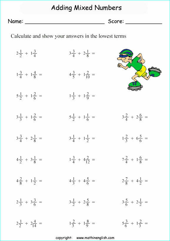 Challenge Math Worksheets Awesome Printable Primary Math Worksheet for Math Grades 1 to 6