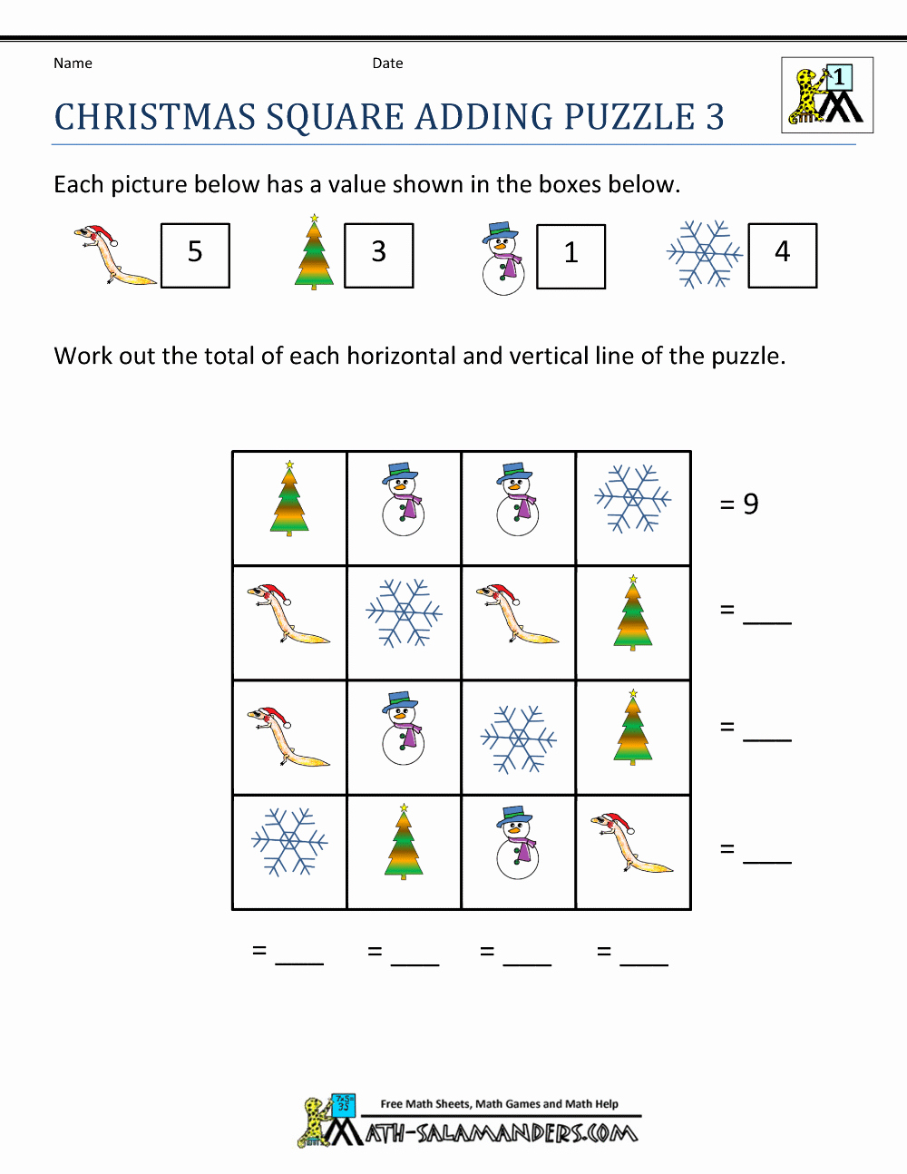 Challenge Math Worksheets Lovely Christmas Maths Worksheets