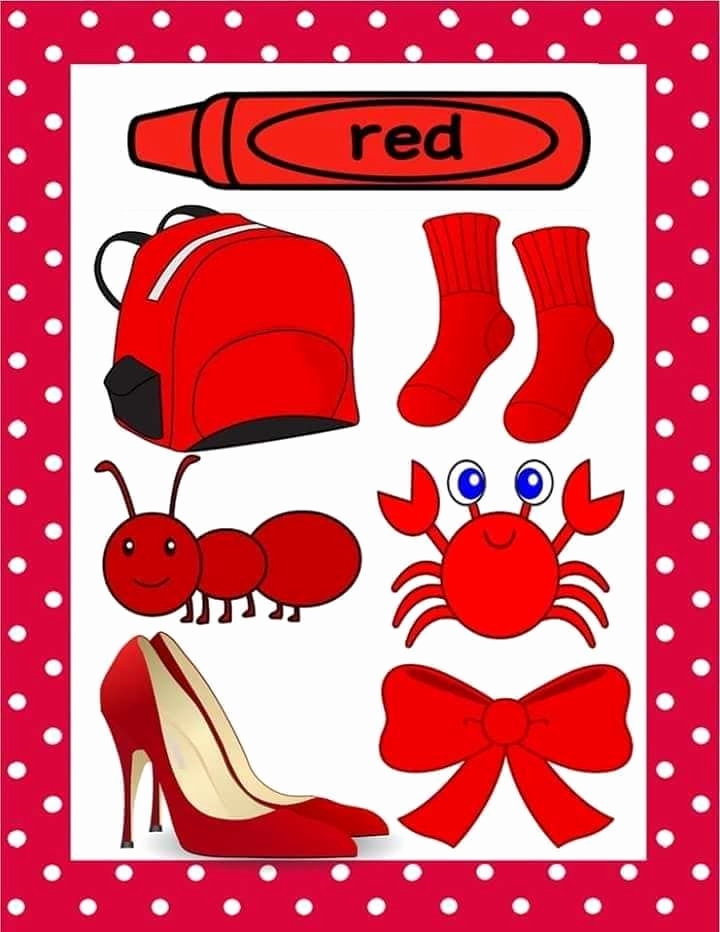 Color Red Worksheets for toddlers Awesome Pin by Make A Mess and Learn On Language