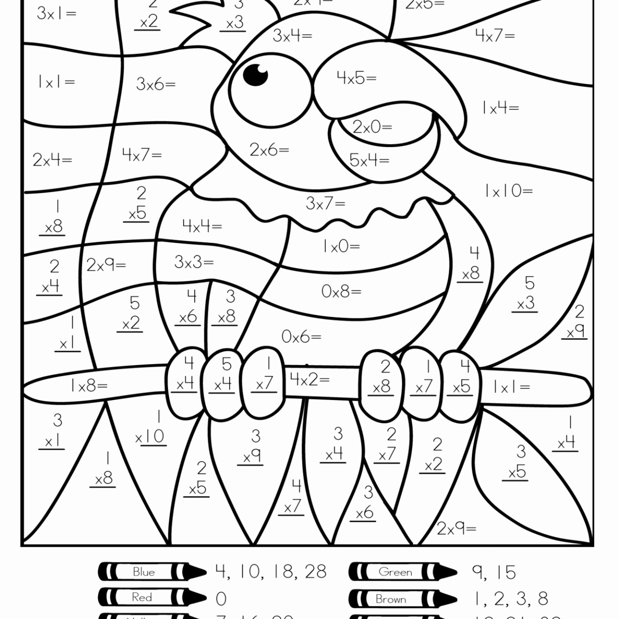 Coloring Math Worksheets 2nd Grade Best Of Math Coloring Pages 2nd Grade at Getcolorings
