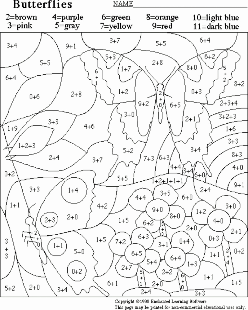 Coloring Math Worksheets 2nd Grade Unique Coloring Pages Winter Colorcode Math Number Addition