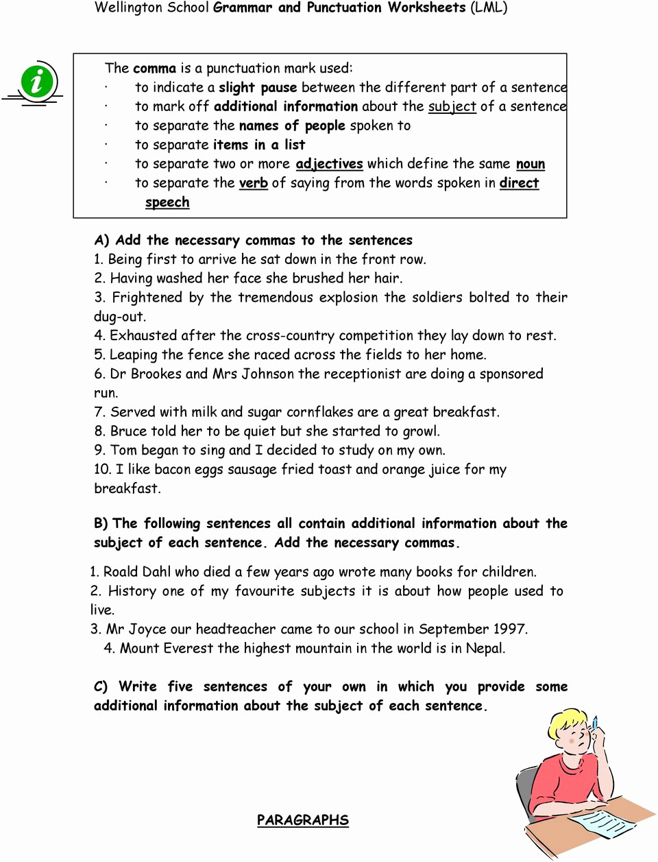 Comma Worksheets High School Pdf Inspirational 20 Ma Worksheets High School Pdf
