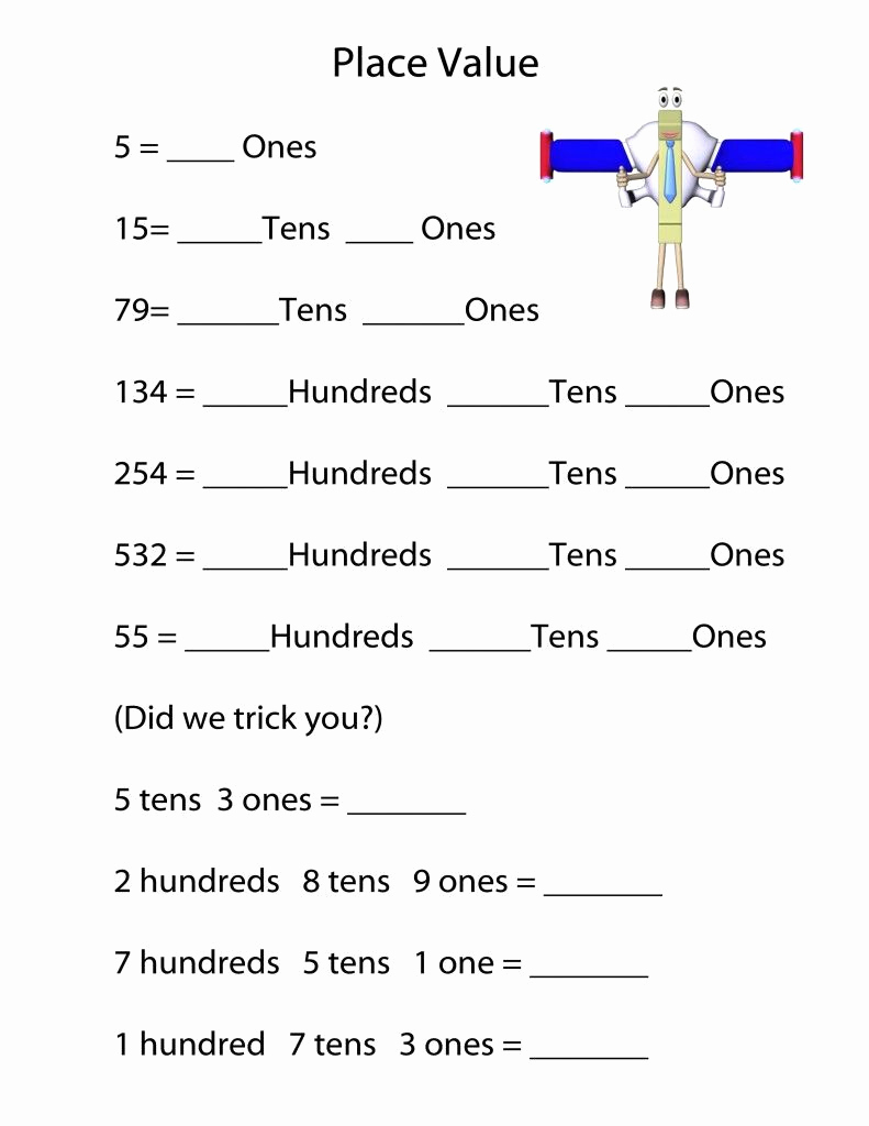 Common Core Worksheets Place Value Luxury Math Worksheets for 2nd Grade In 2020