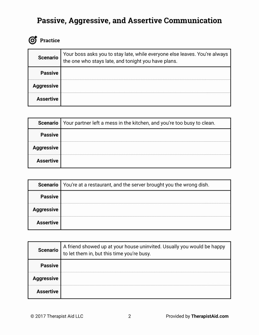 Communication Worksheets for Adults Fresh 30 Effective Munication Worksheets Adults