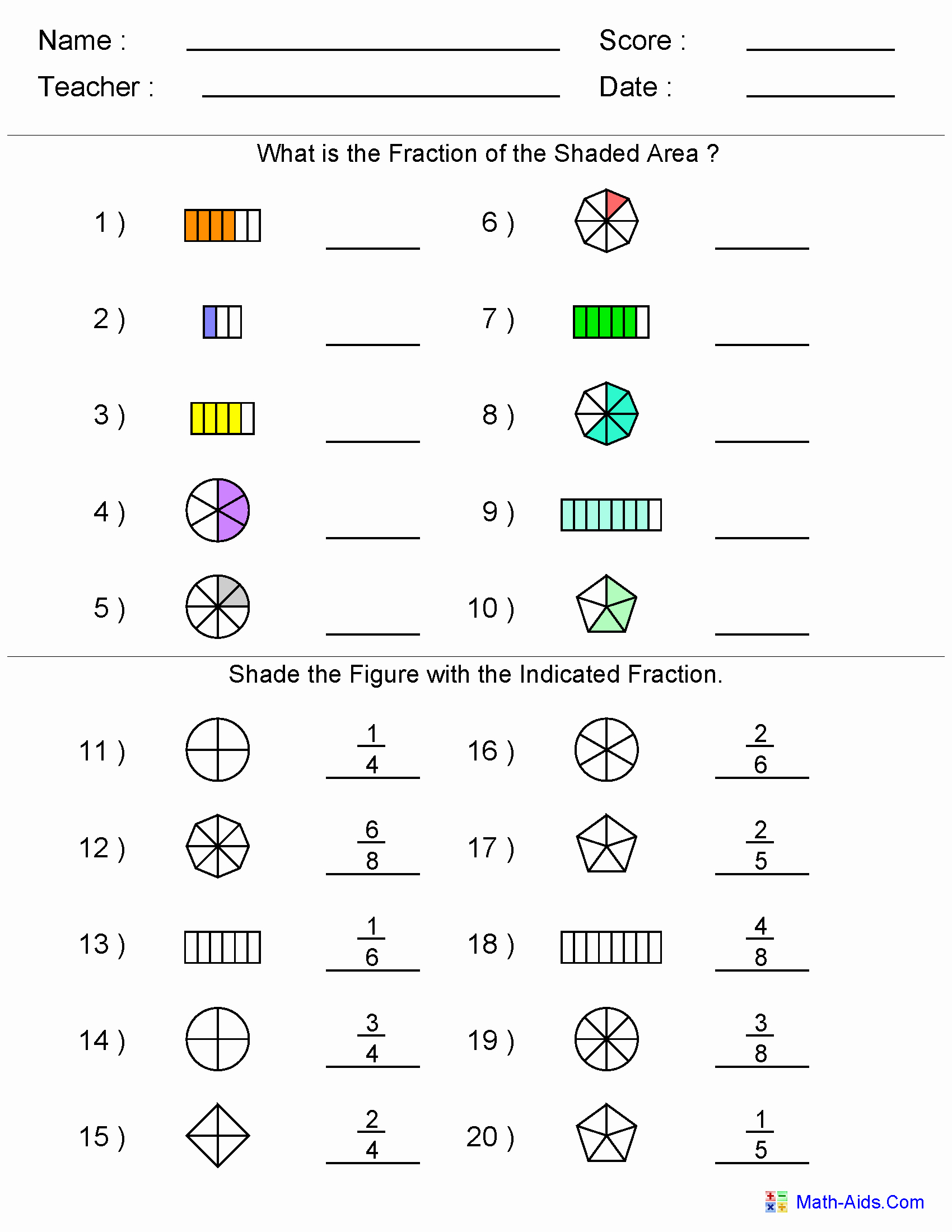 Comparing Fractions Third Grade Worksheet New 18 Best Of Fraction Worksheets 3rd Grade