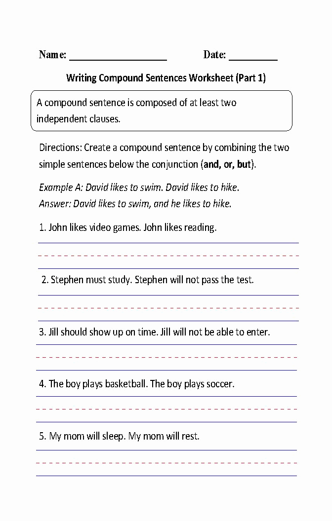 How To 30 Creative Complex Sentence Worksheets 4th Grade Simple 