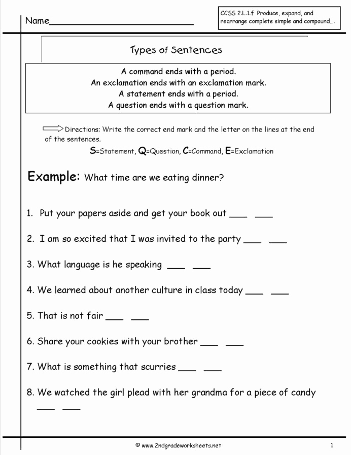 Complex Sentence Worksheets 4th Grade Fresh 4th Grade Sentences Worksheets Worksheets Properties Of