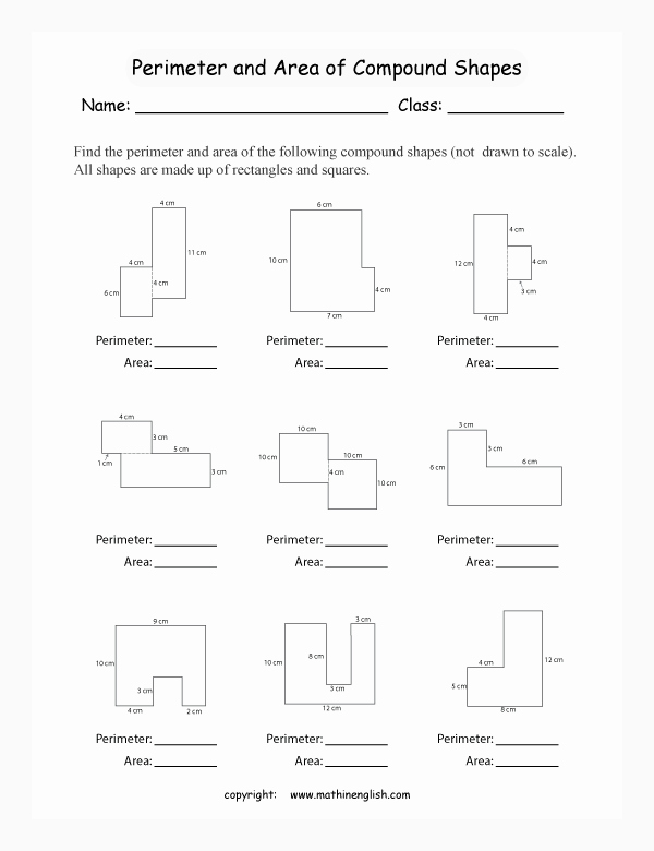 Compound area Worksheets Inspirational Printable Primary Math Worksheet for Math Grades 1 to 6