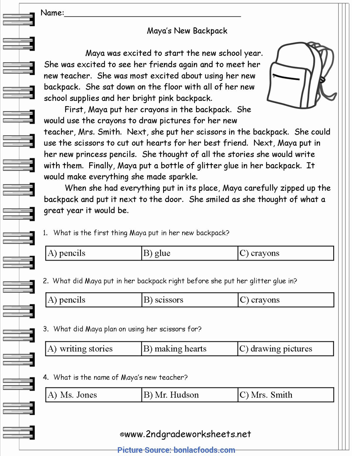 Comprehension Worksheets 6th Grade Best Of Simple Reading Prehension Lesson Plan 6th Grade