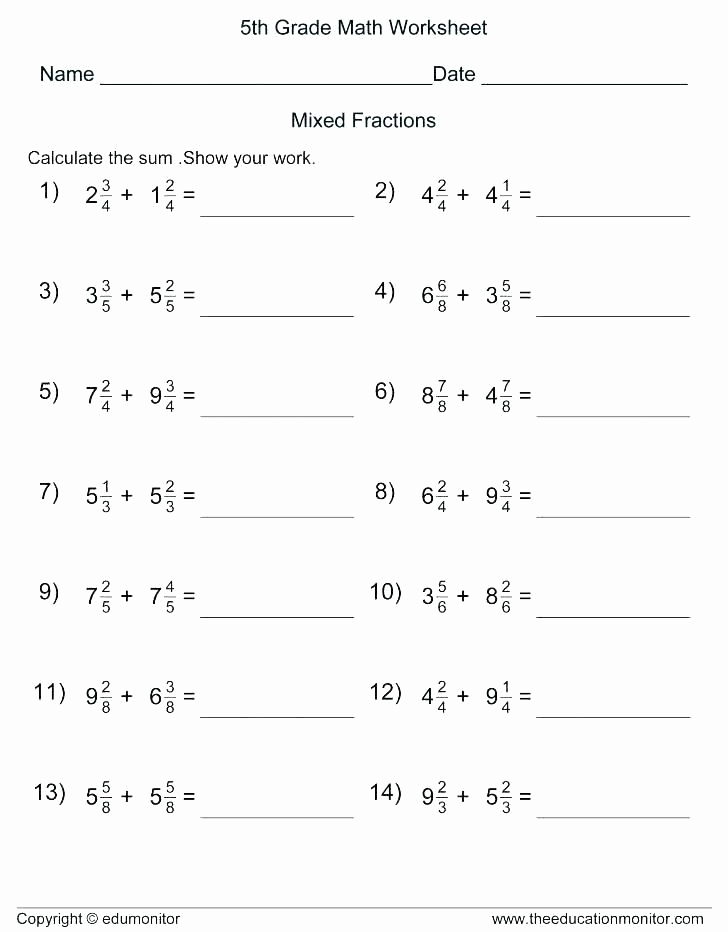 Conversion Worksheets 5th Grade Beautiful 24 Converting Fractions to Decimals Worksheet 5th Grade