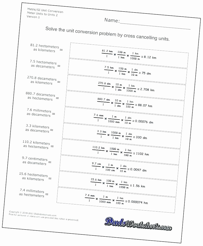 Conversion Worksheets 5th Grade Lovely 5th Grade Metric Conversion Worksheets – Bluedotsheetco