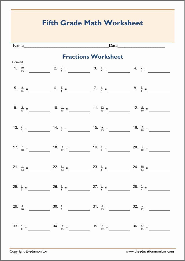 Conversion Worksheets 5th Grade Lovely Free Printable Worksheets for 5th Grade