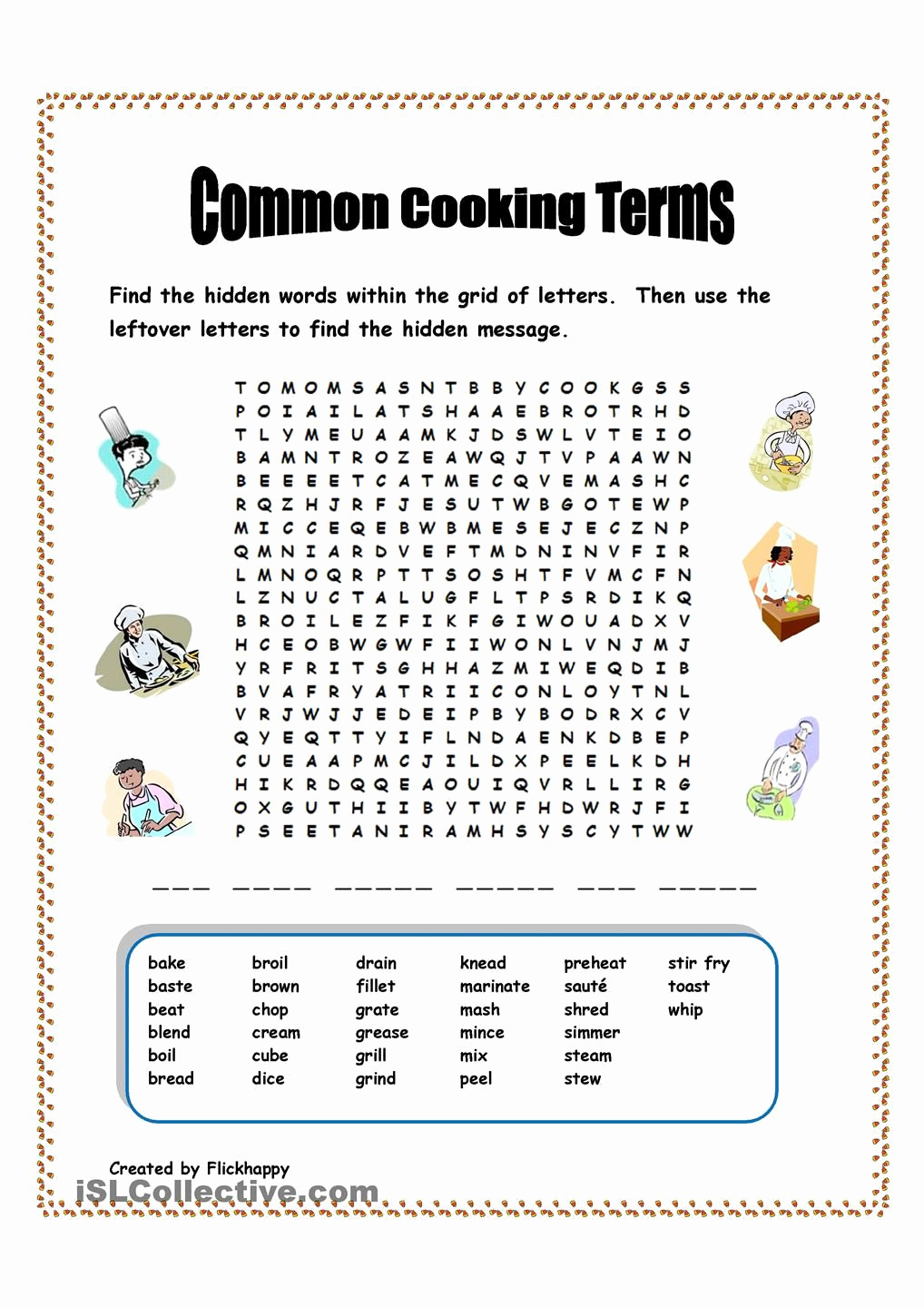 Cooking Worksheets for Middle School Elegant 20 Cooking Worksheets for Middle School