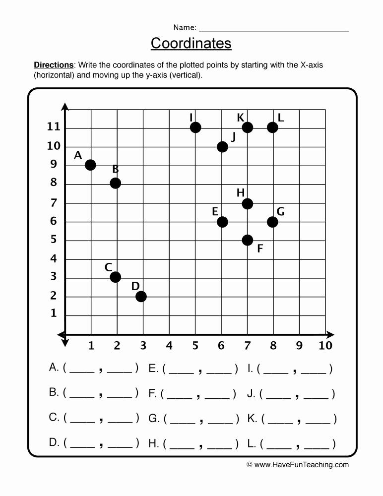 Coordinate Grid Map Worksheets Beautiful Graphing Worksheets