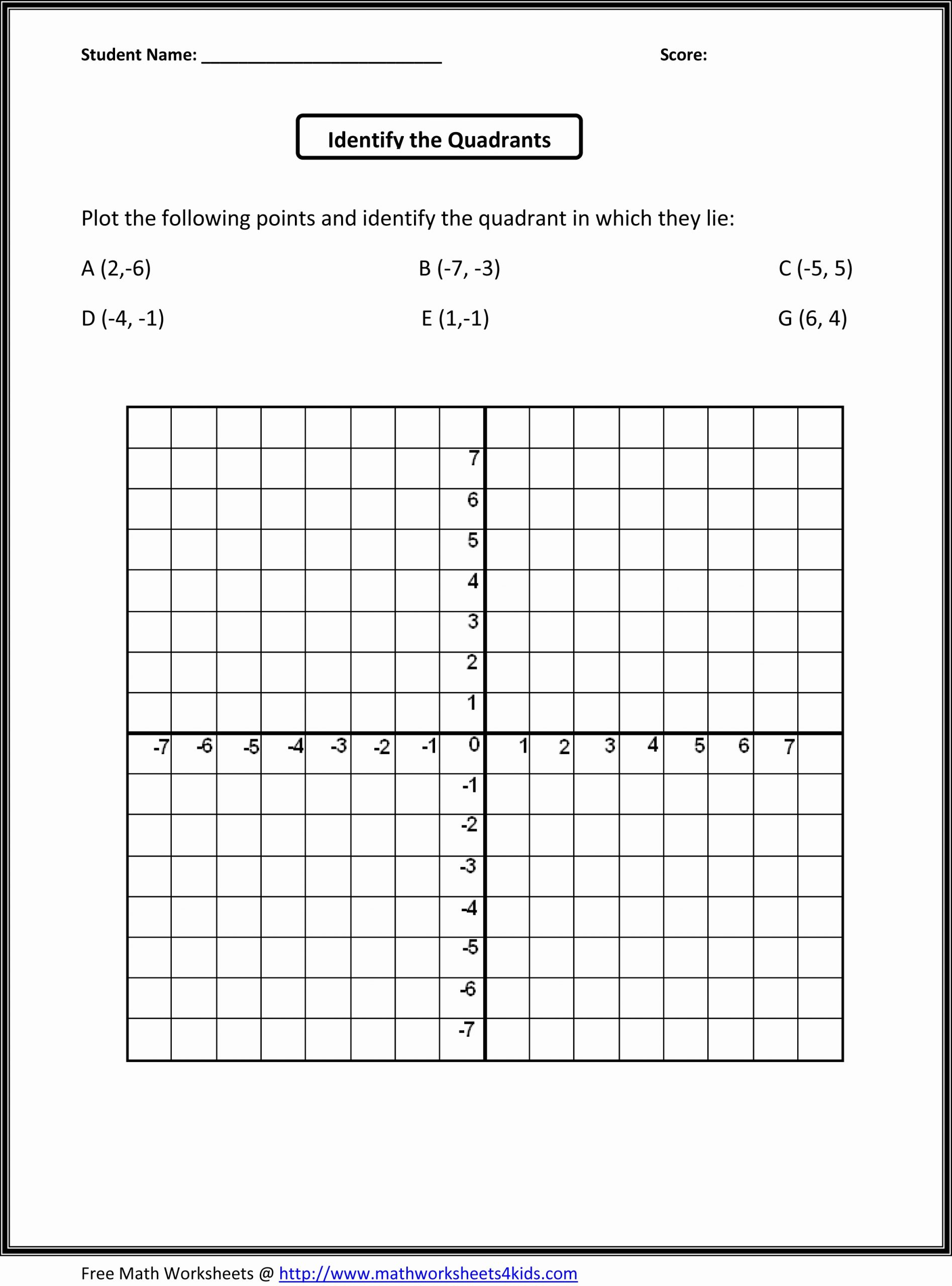 Coordinate Grids Worksheets 5th Grade New 5th Grade Math Worksheet School Pinterest
