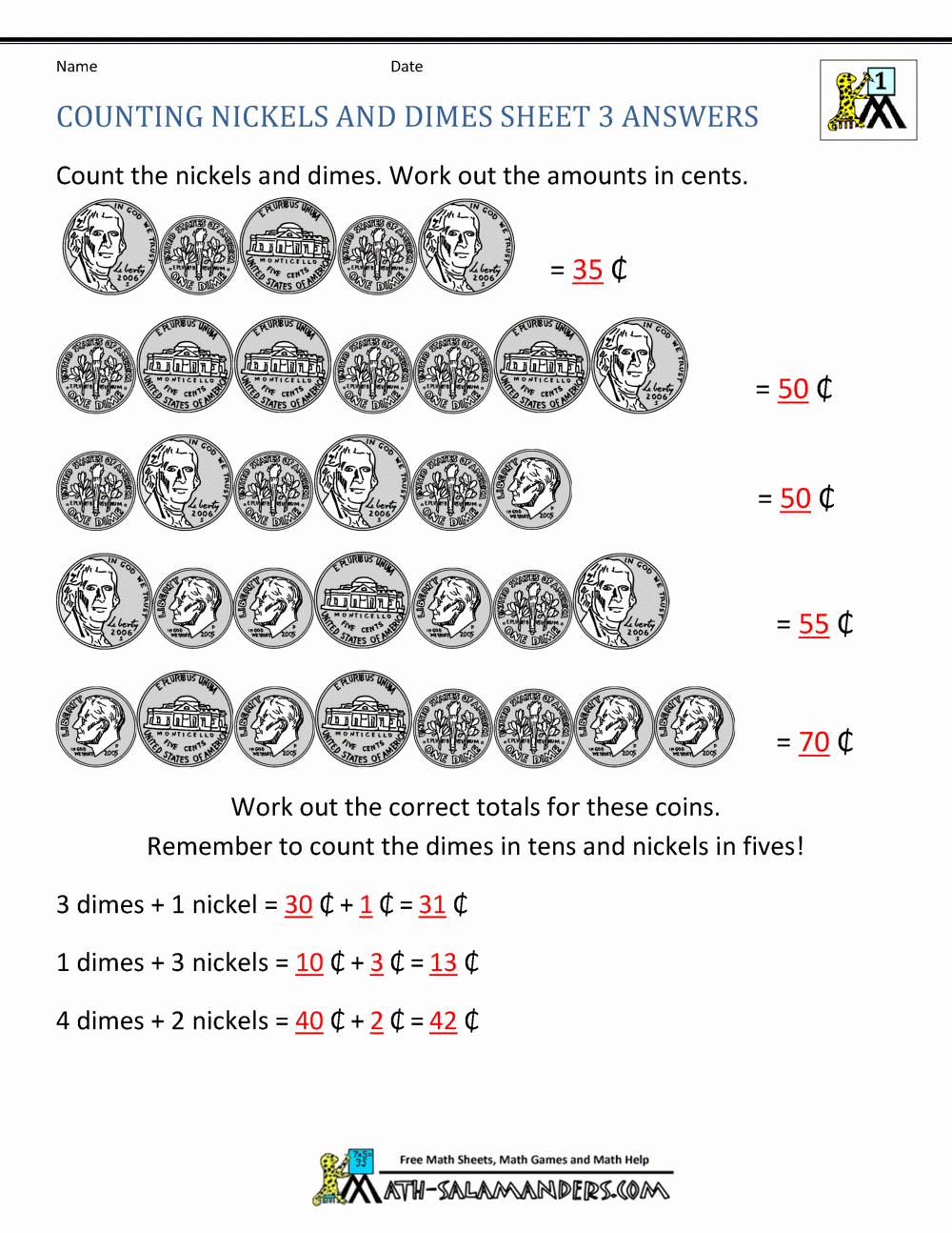 Counting Coins Worksheets First Grade Inspirational Counting Money Worksheets 1st Grade